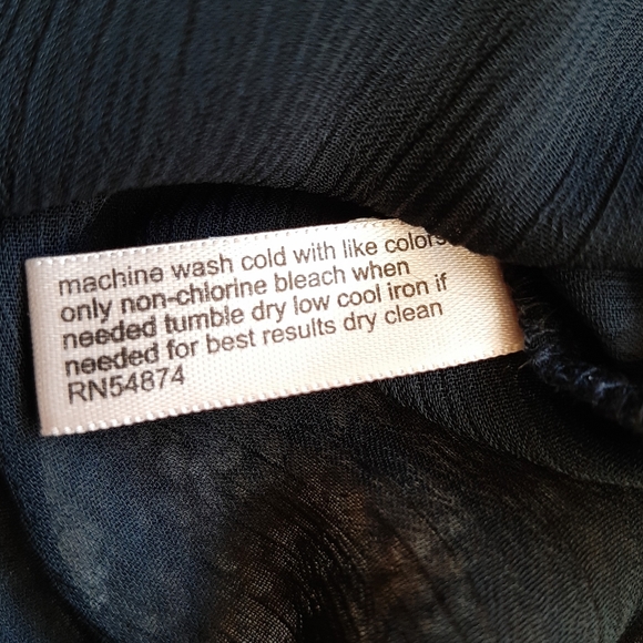 THE LIMITED - Black sheer tunic for women - Size L - Picture 9 of 9